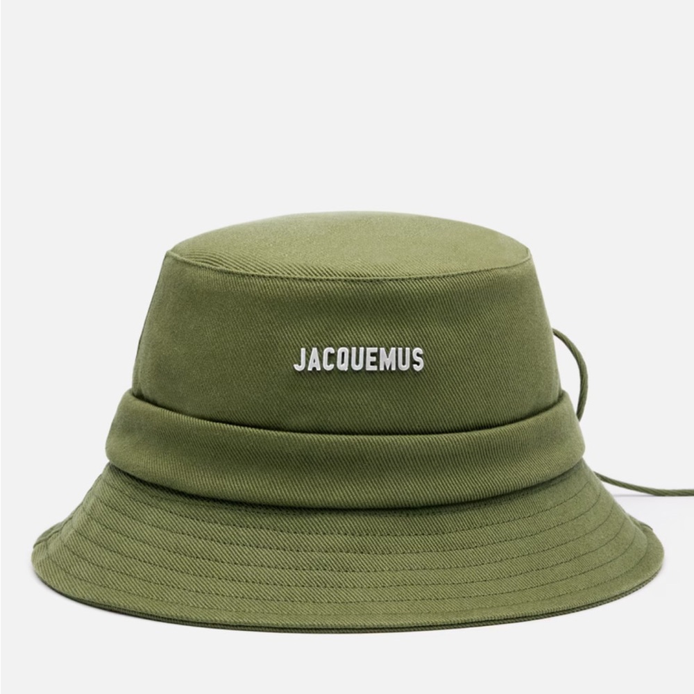 Jacquemus Khaki Green Bucket Hat
